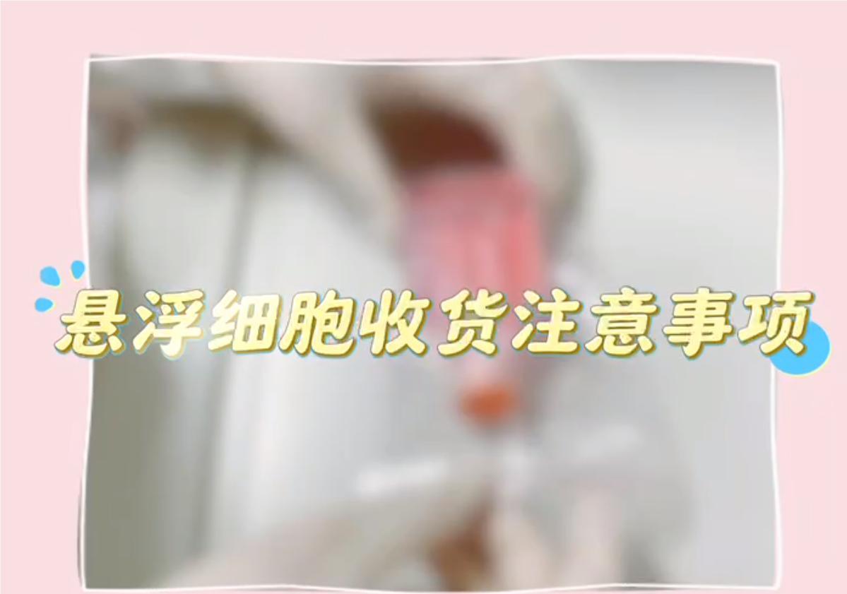 細(xì)胞培養(yǎng)——懸浮細(xì)胞收貨注意事項(xiàng)